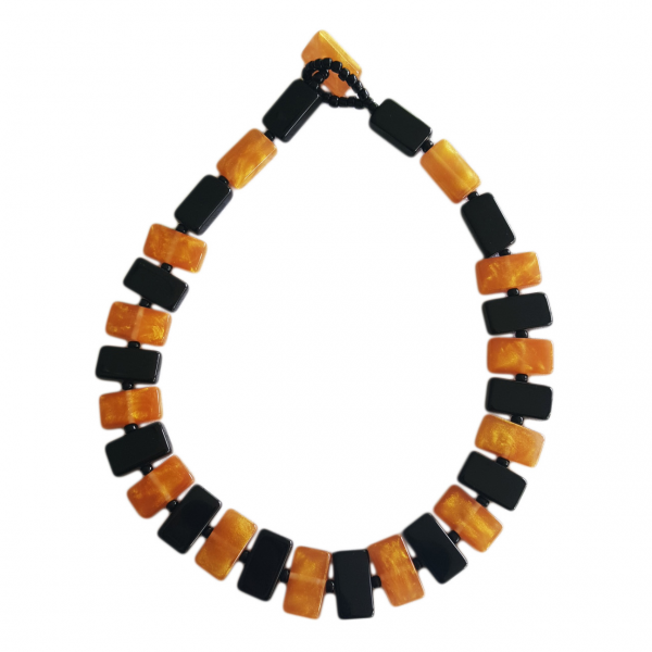 N0034 - LINKED RECTANGLE BEADS "ROMEO'' - Image 2