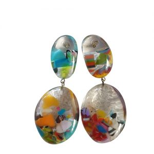 E3900 - RIVERSTONE MEDIUM DOUBLE PENDANT