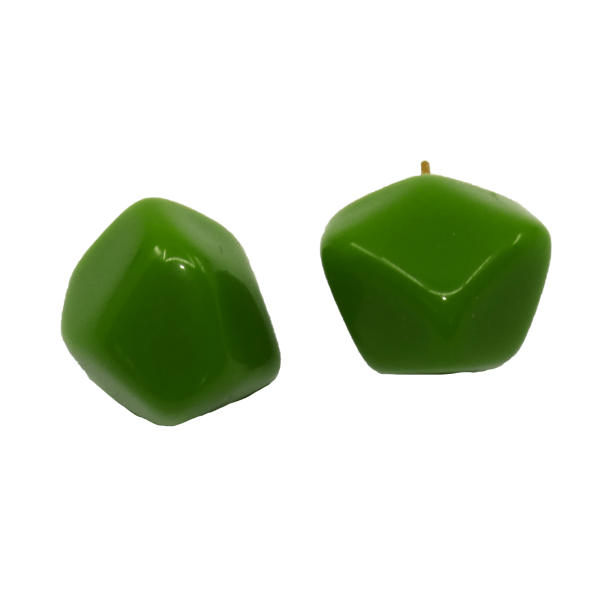 E1053 - RESIN EARRINGS ABSTRACT STONE ON PIN "CAMILLE"