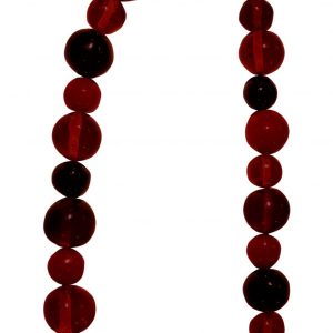 N2694 - RESIN NECKLACE LARGE SPHERE LONG "ABSTRACT" 75CM