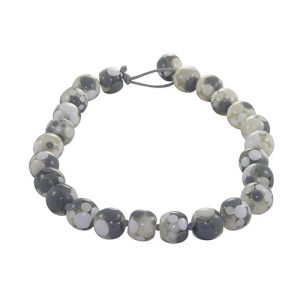 N1500 - RESIN  NECKLACE W/ SPOTTED BALLS