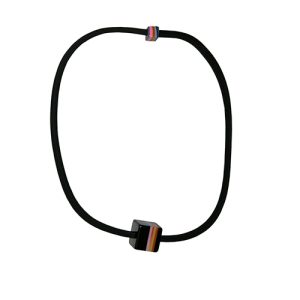 N2213 - RESIN NECKLACE CUBE ON CORD BAR CODE